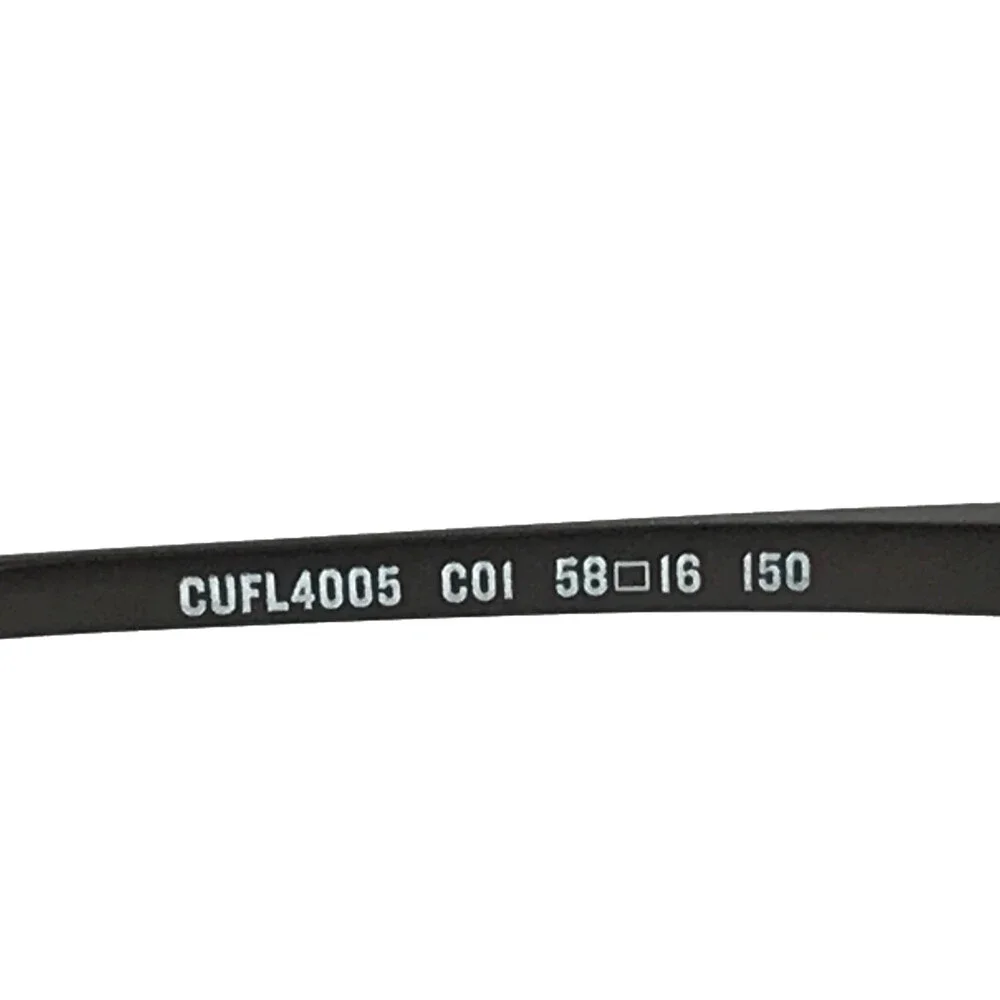 Champion Eyeglasses Frames FLEET CUFL4005 C01 Black Rectangle Full Rim 58-16-150